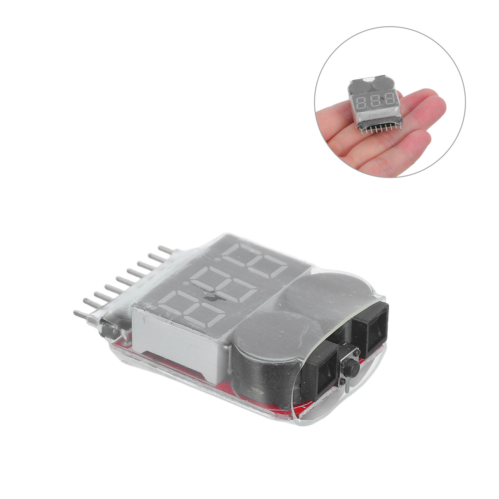 2Pcs Battery Monitor Checker L - Drone Battery Voltage Checker review and price